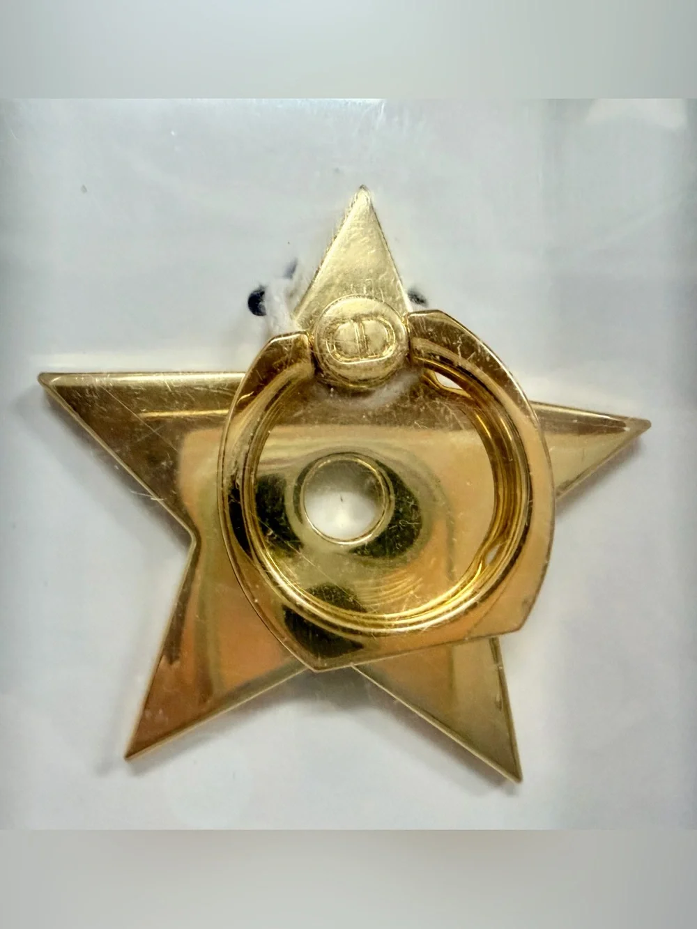 Dior Gold Star Metal Phone Back NEW in SEALED Box w Label Attached